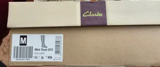 Botas altas de piel negras Clarks Talla 40