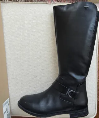Botas altas de piel negras Clarks Talla 40