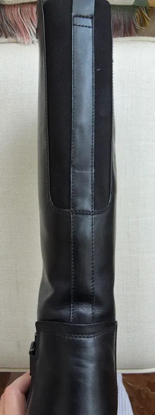 Botas altas de piel negras Clarks Talla 40