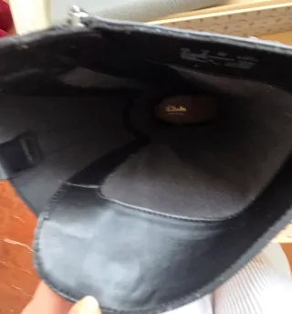 Botas altas de piel negras Clarks Talla 40