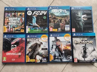 Ps4 PlayStation 4 Slim 1TB + mando + 8 Juegos