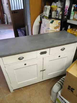 Mobile Dispensa Francese Bianco, ex mobile di Bar