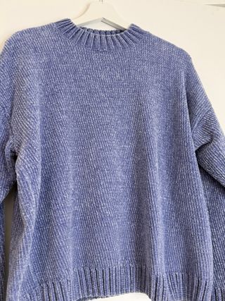 Jersey azul de punto