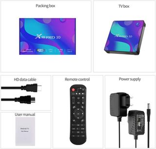 Android 11.0 TV Box, 2GB RAM 16GB ROM RK3318 Quad-