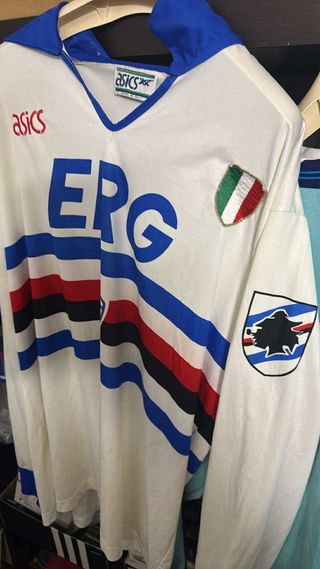 Maglia Sampdoria donata da Cerezo  cimelio inestin