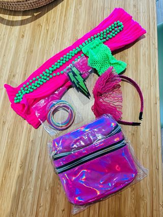 Disfraz Años 80 Mujer Carnaval Festival Fiestas