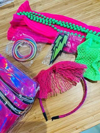 Disfraz Años 80 Mujer Carnaval Festival Fiestas