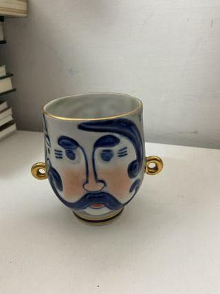 2 Tazze Porcellana russa Korosten Karas e  Odarka