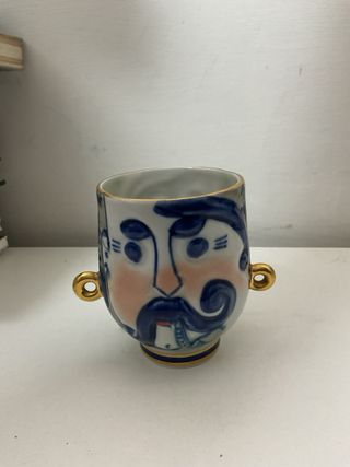 2 Tazze Porcellana russa Korosten Karas e  Odarka