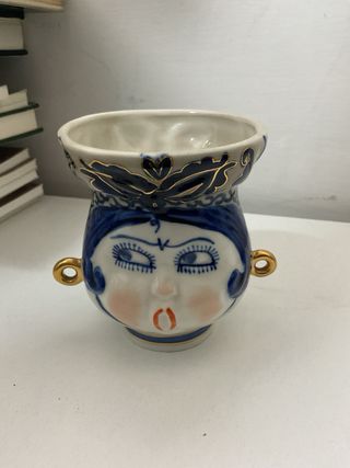 2 Tazze Porcellana russa Korosten Karas e  Odarka