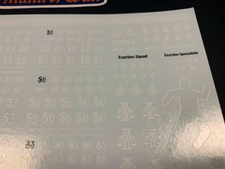 Adeptus Arbites Transfer Sheet Warhammer 40k