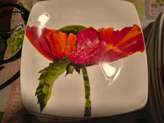 Vajilla 8 personas flor