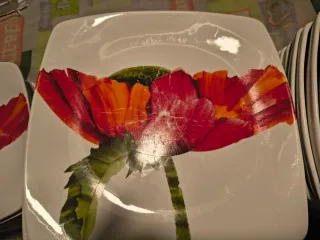 Vajilla 8 personas flor