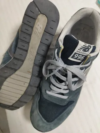 Zapatillas New Balance 996 Gris Azul