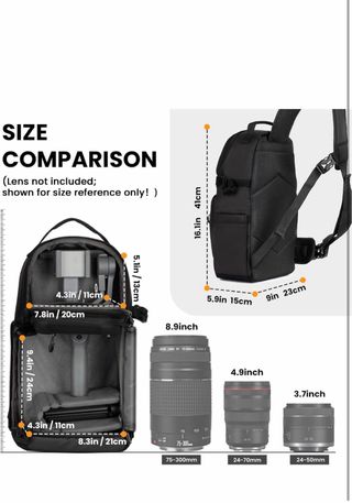 TARION Bolsa Cámara Sling Bandolera