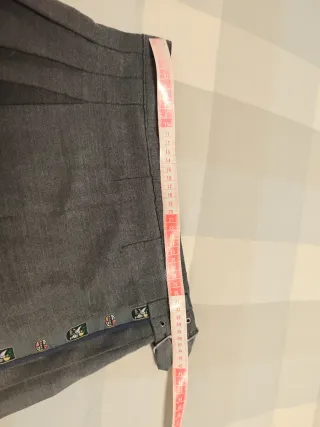 Falda Iale School gris talla10 Largo 39  Ancho 35