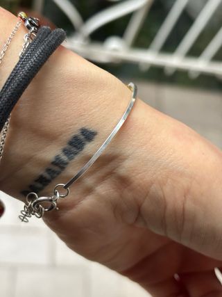 Braccialetto Argento e Porcellana