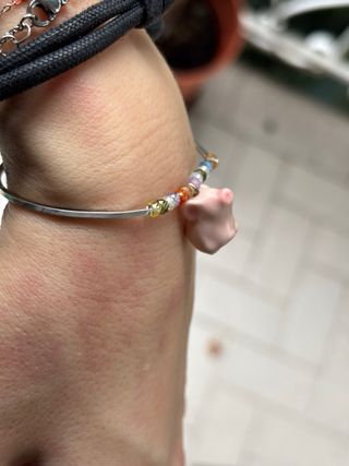 Braccialetto Argento e Porcellana