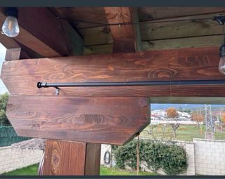 Cortinas rojas para exterior e interior