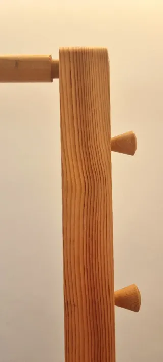 Burro Perchero de pie madera natural