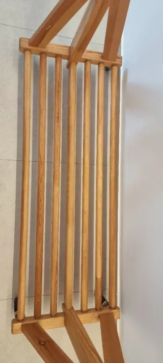 Burro Perchero de pie madera natural