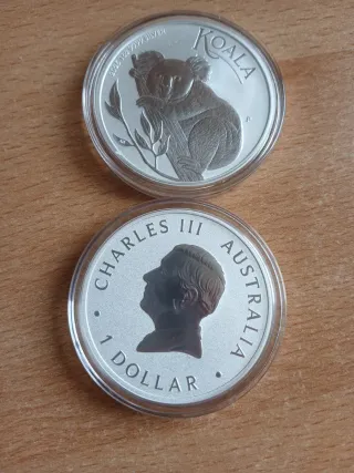 Moneda onza de plata Koala 2025