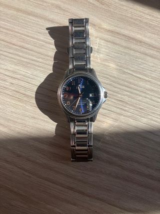 Reloj Lotus Plata y Azul