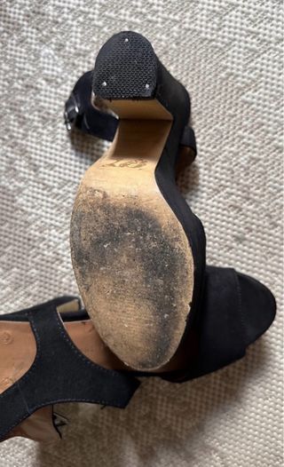 Sandalias negras plataforma