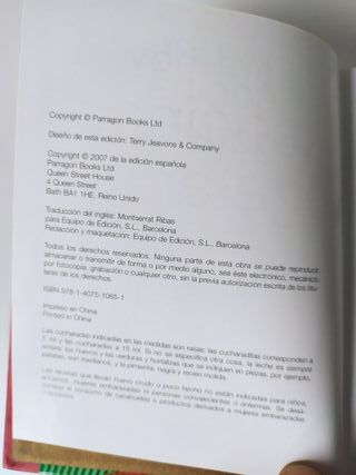 Libro recetas Cocina Vegetariana