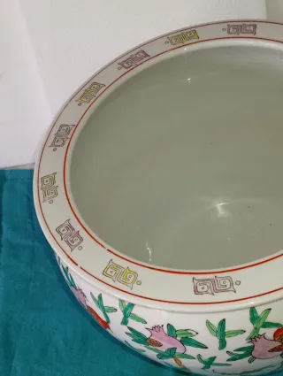 Macetero Porcelana Famille Rose