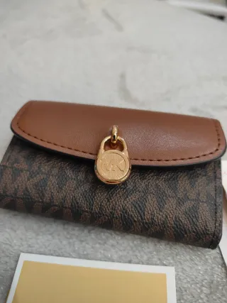 Portafoglio Michael Kors XS Trifold Marrone
