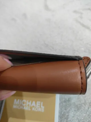 Portafoglio Michael Kors XS Trifold Marrone