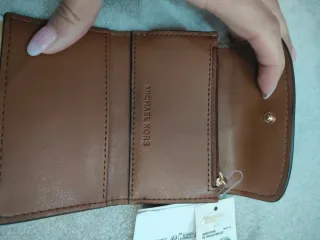 Portafoglio Michael Kors XS Trifold Marrone