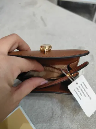 Portafoglio Michael Kors XS Trifold Marrone