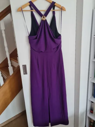 Vestido Morado Zara Talla M