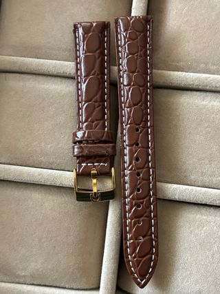 Correa en piel de becerro para relojes Omega 18mm