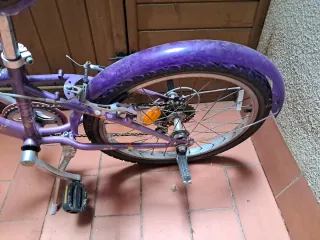 Bicicleta Niña Morada