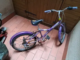 Bicicleta Niña Morada