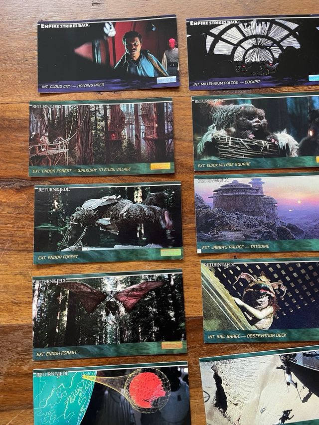 Colección cromos Star Wars 1995
