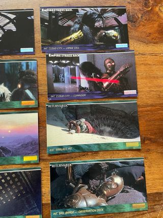 Colección cromos Star Wars 1995