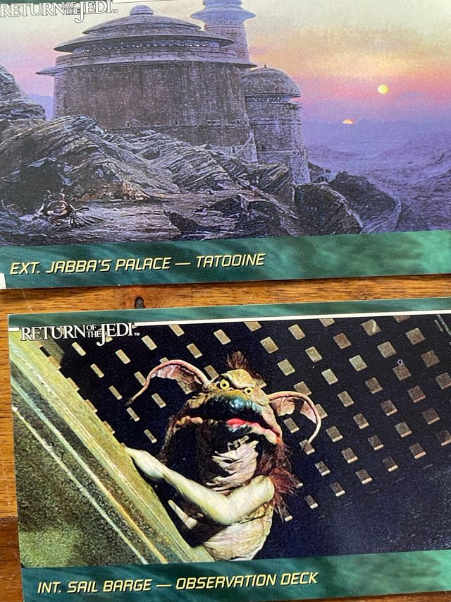 Colección cromos Star Wars 1995