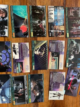 Colección cromos Star Wars 1995