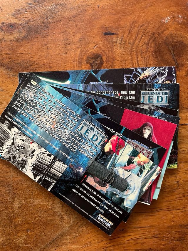 Colección cromos Star Wars 1995