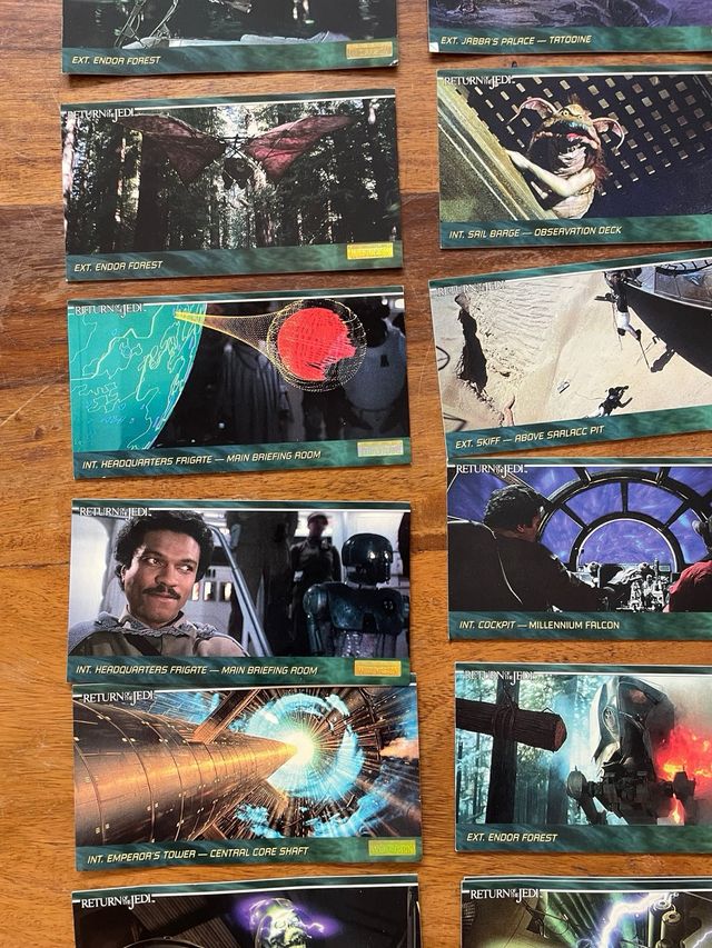 Colección cromos Star Wars 1995
