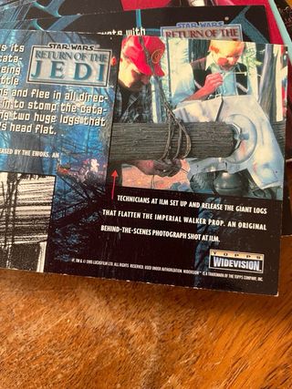 Colección cromos Star Wars 1995