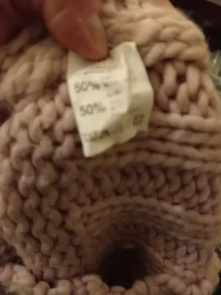 Maglione dolcevita rosa antico taglia 44