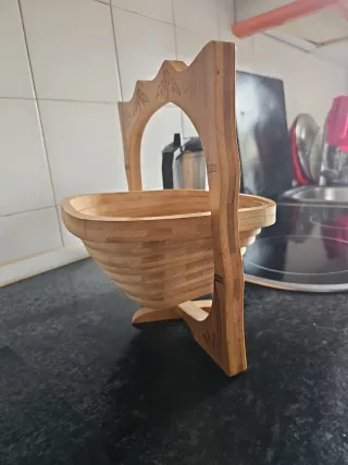 Frutero de madera plegable