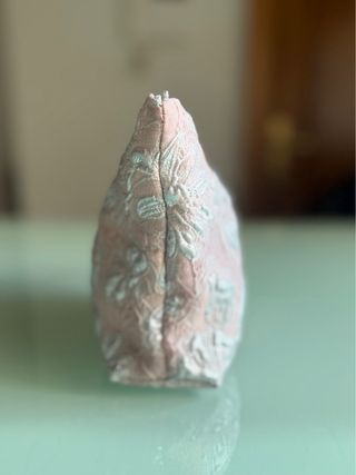 Neceser Premium Jacquard Rosa/Plata