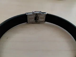 Pulsera Acero Inoxidable y Silicona Hombre