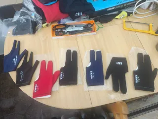 Guantes de billar varios colores